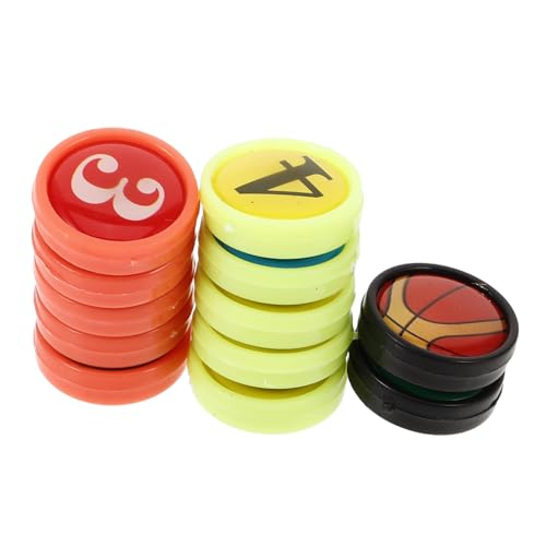 DECORNIJIA 12 Stück Kleine Ersatzmagnete für Basketball Coaching Tafel Starke Haftung Kompatibel mit Standard Basketball Taktiktafeln zur Einfachen Organisation und Austausch von DECORNIJIA