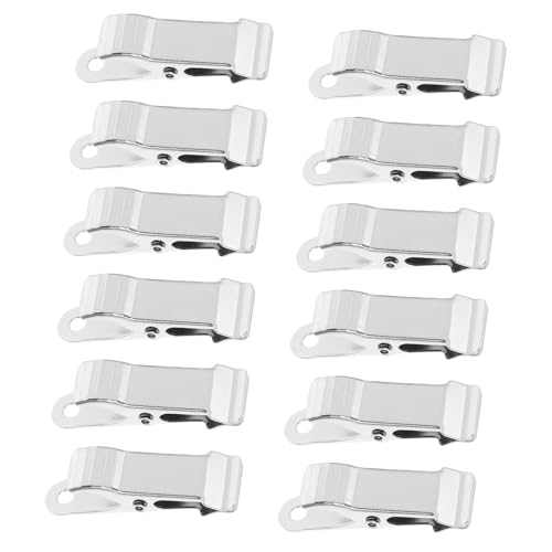 DECORNIJIA 12 Stück Teiliges Mini Metallklammern mit Starkem Halt Vielseitige Alligator Clips für Basteln Papier Draht DIY Dekoration Kompakt Leicht Stilvolles Design für Büro und von DECORNIJIA