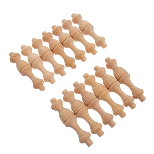 DECORNIJIA 12 Stück Teiliges Säulen Römische Mini Säulen für Möbeldekoration Robuste Holzspindeln mit Glatter Oberfläche Einfach zu Montieren und Pflegen für Innen und Außenbereich DECORNIJIA 12 Stück Teiliges Säulen Römische Mini Säulen für Möbeldekoration Robuste Holzspindeln mit Glatter Oberfläche Einfach zu Montieren und Pflegen für Innen und Außenbereich von DECORNIJIA