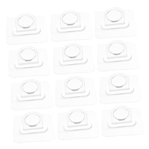 DECORNIJIA 12 Stück Teiliges Transparentes Wandhaken aus Kunststoff Selbstklebend ohne Bohren Runde Haken für Bad und Dusche Starke Tragkraft Unsichtbar für Wanddekoration DECORNIJIA 12 Stück Teiliges Transparentes Wandhaken aus Kunststoff Selbstklebend ohne Bohren Runde Haken für Bad und Dusche Starke Tragkraft Unsichtbar für Wanddekoration von DECORNIJIA