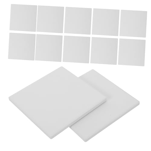 DECORNIJIA 12 Stück Teiliges Unglasierte Weiße Quadratische Keramikfliesen mit Korkrückseite Vielseitige DIY Untersetzer für Bastelkunst Acrylgießen Alkoholtinte Stabiles Design für Möbel DECORNIJIA 12 Stück Teiliges Unglasierte Weiße Quadratische Keramikfliesen mit Korkrückseite Vielseitige DIY Untersetzer für Bastelkunst Acrylgießen Alkoholtinte Stabiles Design für Möbel von DECORNIJIA
