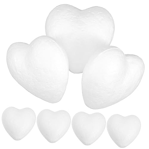 DECORNIJIA 12 Stück Teiliges Weiße Schaumstoffherzen für Basteln und Modellieren Vielseitig für Hochzeitsdekoration Valentinstag DIY Floristik und Kreative Geschenkbox Gestaltung DECORNIJIA 12 Stück Teiliges Weiße Schaumstoffherzen für Basteln und Modellieren Vielseitig für Hochzeitsdekoration Valentinstag DIY Floristik und Kreative Geschenkbox Gestaltung von DECORNIJIA