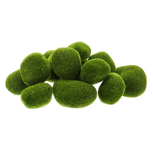 DECORNIJIA 13 Stück Künstliche Moossteine Dekorative Steinverzierung für Feengärten Terrarien und DIY Bastelprojekte mit Realistischem Moosdesign für Hochzeiten und Veranstaltungen DECORNIJIA 13 Stück Künstliche Moossteine Dekorative Steinverzierung für Feengärten Terrarien und DIY Bastelprojekte mit Realistischem Moosdesign für Hochzeiten und Veranstaltungen von DECORNIJIA