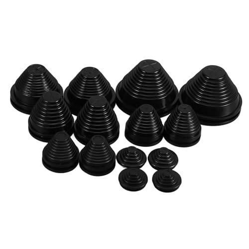 DECORNIJIA 14 Stück Teiliges Gummi kabeldurchführungs Konischer Schutzhülle für Kabeldurchführung und Staubschutz in Verteilerkästen Einfache Montage Langlebige Gummitüllen DECORNIJIA 14 Stück Teiliges Gummi kabeldurchführungs Konischer Schutzhülle für Kabeldurchführung und Staubschutz in Verteilerkästen Einfache Montage Langlebige Gummitüllen von DECORNIJIA