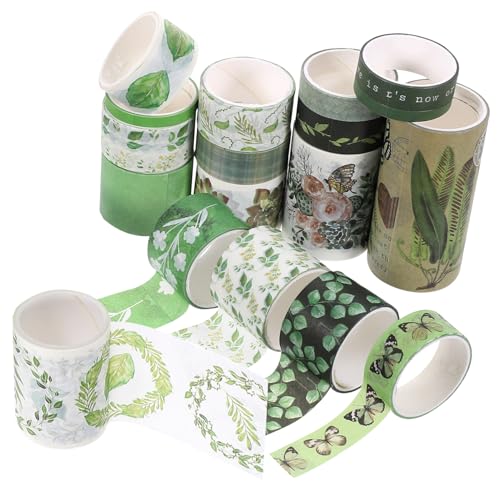 DECORNIJIA 18 Rollen Teiliges Washi Tape Dünnes Dekoratives Klebeband aus Hochwertigem Washi material Vielseitig für Scrapbooking Tagebuch Geschenkverpackung DIY Bastelprojekte Einfache DECORNIJIA 18 Rollen Teiliges Washi Tape Dünnes Dekoratives Klebeband aus Hochwertigem Washi material Vielseitig für Scrapbooking Tagebuch Geschenkverpackung DIY Bastelprojekte Einfache von DECORNIJIA