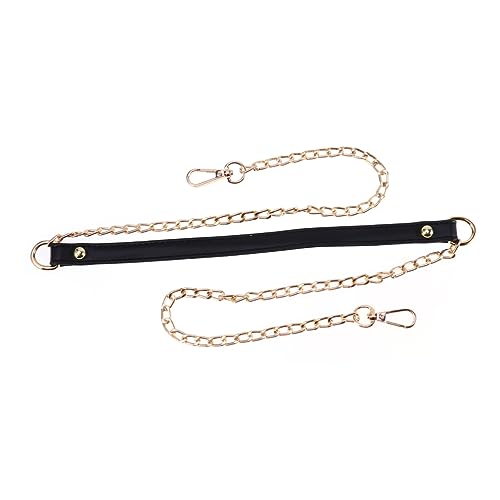 DECORNIJIA 1stück Metallkette Pu Schultergurt Für Handtaschen Abnehmbare Handtaschenkette Schwarz Und Zubehör Für Geldbörsen Und Umhängetaschen Mit Zwei Metallschnallen DECORNIJIA 1stück Metallkette Pu Schultergurt Für Handtaschen Abnehmbare Handtaschenkette Schwarz Und Zubehör Für Geldbörsen Und Umhängetaschen Mit Zwei Metallschnallen von DECORNIJIA