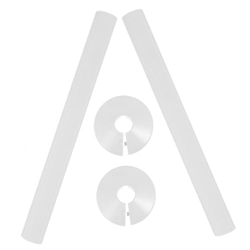 DECORNIJIA 2 Sätze Weiße Heizkörperrohr Abdeckungen und Rosetten aus Kunststoff Dekoratives Verkleidungskit für Wasserrohre Einfache Montage Korrosionsbeständig Innen für Heizkörper und DECORNIJIA 2 Sätze Weiße Heizkörperrohr Abdeckungen und Rosetten aus Kunststoff Dekoratives Verkleidungskit für Wasserrohre Einfache Montage Korrosionsbeständig Innen für Heizkörper und von DECORNIJIA