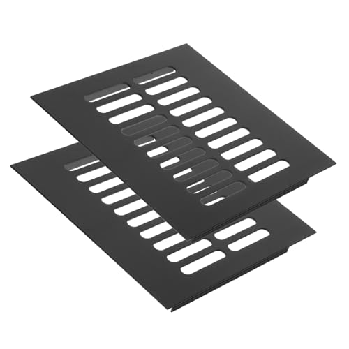 DECORNIJIA 2 Stück Aluminiumlegierung Luftauslass Schwarz Quadratisch Lüftungsgitter für Schuhschrank Kleiderschrank Möbel Belüftung Robuste Ventilation DECORNIJIA 2 Stück Aluminiumlegierung Luftauslass Schwarz Quadratisch Lüftungsgitter für Schuhschrank Kleiderschrank Möbel Belüftung Robuste Ventilation von DECORNIJIA