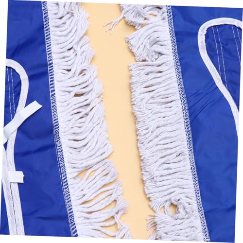 DECORNIJIA 2 Stück Baumwoll Mop Ersatzbezug Waschbar Saugstark Langlebig als Haushalts reinigungstuch für Boden Wand Fenster Staub Schmutzaufnahme Kompatibel mit Gängigen Mopps von DECORNIJIA