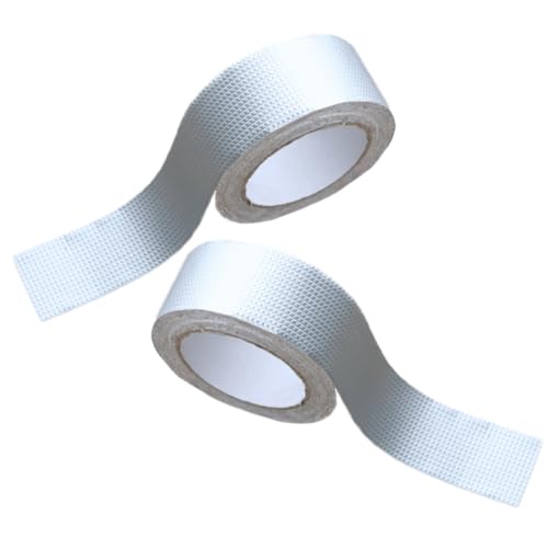 DECORNIJIA 2 Stück Butyl Reparaturband Aluminiumfolie UV beständig Wetterfest Stark Klebend Dichtungsband für Dach und Leckageabdichtung von DECORNIJIA