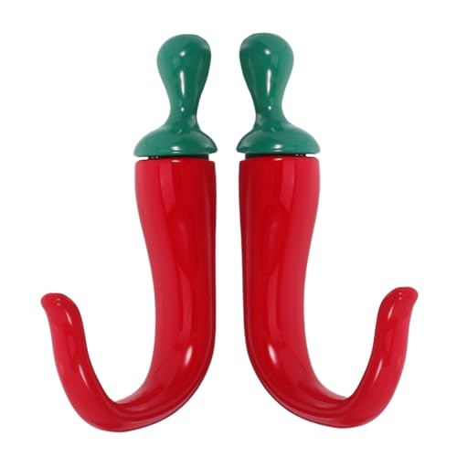 DECORNIJIA 2 Stück Chili-pfeffer Wandhaken aus Metall Dekorative und Funktionale Wandaufhänger für Küche Bad und Flur Vielseitige Tür Kaffeetassenhaken mit Retro-design Robust und Spielerisch DECORNIJIA 2 Stück Chili-pfeffer Wandhaken aus Metall Dekorative und Funktionale Wandaufhänger für Küche Bad und Flur Vielseitige Tür Kaffeetassenhaken mit Retro-design Robust und Spielerisch von DECORNIJIA