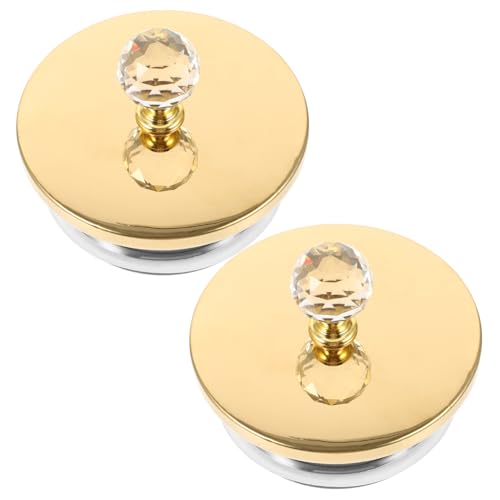 DECORNIJIA 2 Stück Edelstahl Krugdeckel Ersatzdeckel für Glas Wasserkrug mit Siebfunktion Verschleißfest Praktische Filterabdeckung für Teekannen und Karaffen Langlebiges Zubehör für von DECORNIJIA