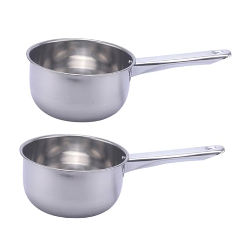 DECORNIJIA 2 Stück Edelstahl Wasserlöffel mit Langem Griff Verdickt und Verstärkt Küchenutensilien für Schöpfen von Suppe und Flüssigkeiten Ergonomisch und Vielseitig Einsetzbar von DECORNIJIA