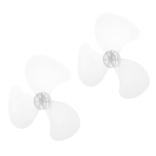 DECORNIJIA 2 Stück Ersatz Lüfterflügel Design für Ventilatoren Leise Kunststoff Rotorblätter für Stand und Tischventilatoren Einfache Montage Hitzebeständig und Langlebig von DECORNIJIA