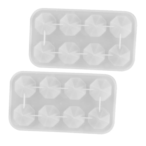 DECORNIJIA 2 Stück Facettierte Edelstein Silikonform Wiederverwendbar Langlebig Transparent für Epoxidharz Schmuck DIY Dekoration Anfänger von DECORNIJIA