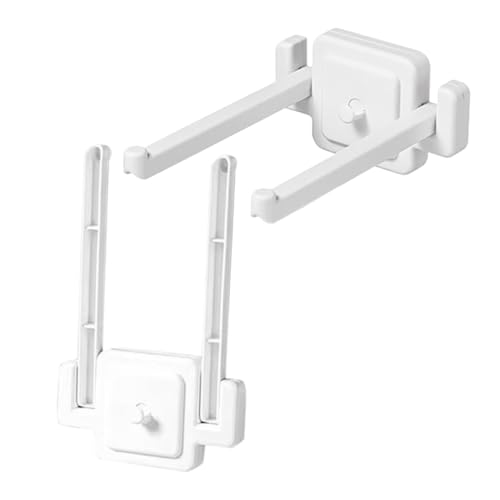 DECORNIJIA 2 Stück Faltbarer Wandhalter für Haarbänder und Schmuck Selbstklebender Stirnband organizer Platzsparende Stilvolle Wandmontage für Dekorative Accessoire aufbewahrung von DECORNIJIA