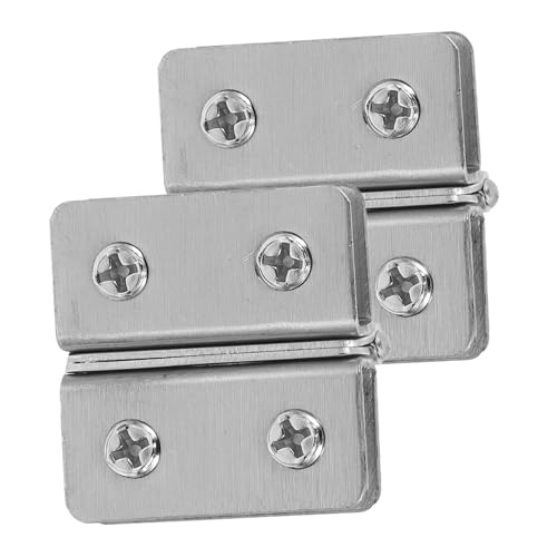 DECORNIJIA 2 Stück Glastür Hardware Verstellbare Glashalterung für Schränke Vitrinen und Weinkeller Robuste und Langlebige Konstruktion Einfache Installation ohne Bohren von DECORNIJIA