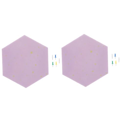 DECORNIJIA 2 Stück Hexagon Filz Pinnwand Dicke Memo Wandtafel DIY Foto Anzeige Wanddeko Wohnzimmer Schlafzimmer Büro Selbstklebend Einfache Montage Sterne Design DECORNIJIA 2 Stück Hexagon Filz Pinnwand Dicke Memo Wandtafel DIY Foto Anzeige Wanddeko Wohnzimmer Schlafzimmer Büro Selbstklebend Einfache Montage Sterne Design von DECORNIJIA