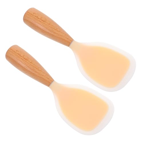 DECORNIJIA 2 Stück Hitzebeständiger Silikon Reislöffel mit Holzgriff Teiliges Rutschfest Stehend Servierlöffel Küchenlöffel für Reis Kochen und Servieren DECORNIJIA 2 Stück Hitzebeständiger Silikon Reislöffel mit Holzgriff Teiliges Rutschfest Stehend Servierlöffel Küchenlöffel für Reis Kochen und Servieren von DECORNIJIA