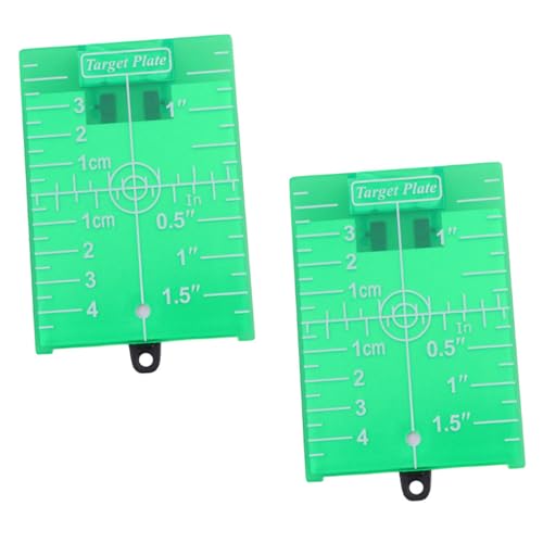 DECORNIJIA 2 Stück Magnetische Infrarot Zieltafel Robuste Laserzielscheibe für Kreuzlinienlaser und Nivelliergerät Grüne Reflektorplatte zur Verbesserten Sichtbarkeit und Präzisen DECORNIJIA 2 Stück Magnetische Infrarot Zieltafel Robuste Laserzielscheibe für Kreuzlinienlaser und Nivelliergerät Grüne Reflektorplatte zur Verbesserten Sichtbarkeit und Präzisen von DECORNIJIA