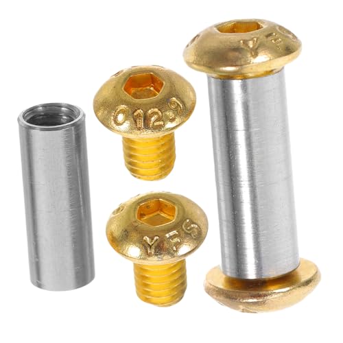 DECORNIJIA 2 Stück Messing Nietzubehör für Holzgriff Küchenmesser Runde Kopfnieten zur Messergriff Reparatur Stabile DIY Befestigungsschrauben für Küchen und Chefmesser Einfache Montage ohne DECORNIJIA 2 Stück Messing Nietzubehör für Holzgriff Küchenmesser Runde Kopfnieten zur Messergriff Reparatur Stabile DIY Befestigungsschrauben für Küchen und Chefmesser Einfache Montage ohne von DECORNIJIA