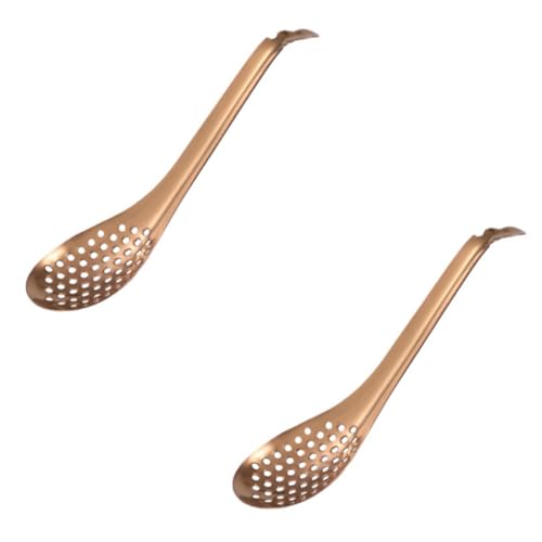 DECORNIJIA 2 Stück Rosa Goldene Lochlöffel Küchenhelfer mit Ergonomischem Griff Spülmaschinengeeignet für Haushalt Gastronomie Bar Küchenutensilien Slotted Spoons DECORNIJIA 2 Stück Rosa Goldene Lochlöffel Küchenhelfer mit Ergonomischem Griff Spülmaschinengeeignet für Haushalt Gastronomie Bar Küchenutensilien Slotted Spoons von DECORNIJIA