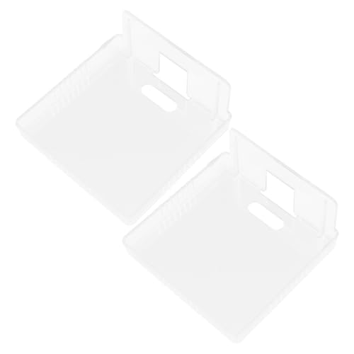 DECORNIJIA 2 Stück Selbstklebende Wandhalterung für Sicherheitskameras und Babyphone Transparentes Kleines Regal Universeller Halter für Router und Überwachungsgeräte Einfach zu Montieren von DECORNIJIA