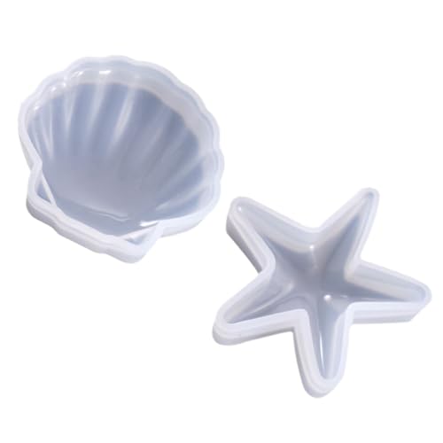 DECORNIJIA 2 Stück Silikonform DIY Meerestier Gießform Seestern Muschel Backform Hitzebeständig Wiederverwendbar Basteln Schmuck Kunst Handwerk Dekoration DECORNIJIA 2 Stück Silikonform DIY Meerestier Gießform Seestern Muschel Backform Hitzebeständig Wiederverwendbar Basteln Schmuck Kunst Handwerk Dekoration von DECORNIJIA