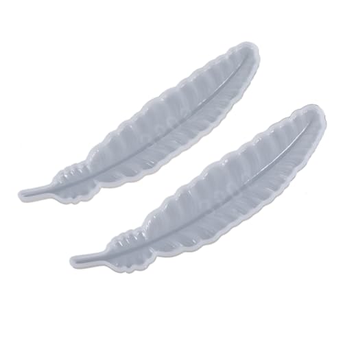 DECORNIJIA 2 Stück Silikonform Lesezeichen Federmotiv Flexibel Transparent DIY Epoxidharz Form Bastelset für Handgemachte Schmuck und Bastelprojekte DECORNIJIA 2 Stück Silikonform Lesezeichen Federmotiv Flexibel Transparent DIY Epoxidharz Form Bastelset für Handgemachte Schmuck und Bastelprojekte von DECORNIJIA
