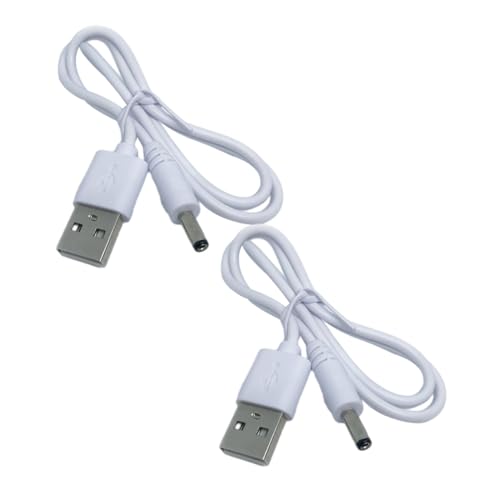 DECORNIJIA 2 Stück Teiliges Dc netzkabel Ladeleitung mit Überstromschutz Kompatibel für Tischlampen Kleine Ventilatoren Tablets und Diverse Elektrogeräte von DECORNIJIA