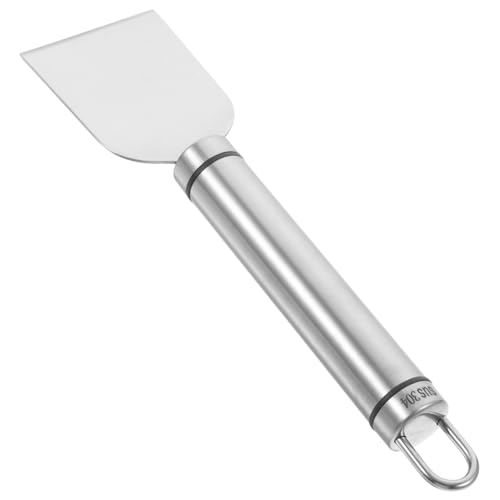 DECORNIJIA 2 Stück Teiliges Edelstahl schaber Multifunktionaler Reinigungs Ölflecken entferner Präziser Küchenschaber für Herd Fliesen Bad Kratzfreies Entfernen Hartnäckiger Verschmutzungen von DECORNIJIA