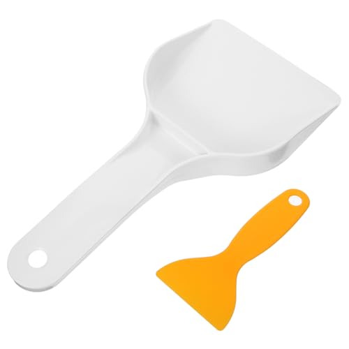 DECORNIJIA 2 Stück Teiliges Eis entfernungsset mit Dicken Vielseitigen Eisschaufeln Frostsichere Leichte Küchenhelfer für Gefrierschrank Langlebig und Praktisch für Verschiedene von DECORNIJIA
