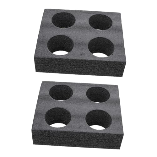 DECORNIJIA 2 Stück Teiliges Getränkehalter tablett aus Dickem Perlschaum Stoßfestes Becherträger packset für Milchtee und Kaffee Praktischer To go Tassenhalter für Heiße und Kalte Getränke von DECORNIJIA