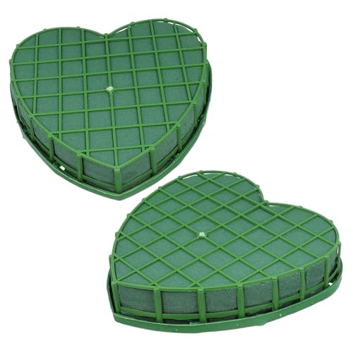 DECORNIJIA 2 Stück Teiliges Herzförmiges Blumensteckmoos mit Saugnapf Hochwertige Steckmasse für Hochzeitsauto Dekoration Wiederverwendbar Kratzfreie Befestigung DIY DECORNIJIA 2 Stück Teiliges Herzförmiges Blumensteckmoos mit Saugnapf Hochwertige Steckmasse für Hochzeitsauto Dekoration Wiederverwendbar Kratzfreie Befestigung DIY von DECORNIJIA