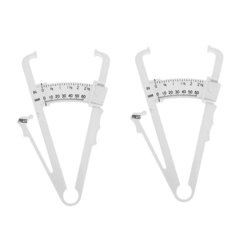 DECORNIJIA 2 Stück Teiliges Körperfettmessgerät Hautfalten messschieber Anzeige für Männer Frauen Robustes Einfaches Design Präzise Hautfettmessung zur Körperanalyse DECORNIJIA 2 Stück Teiliges Körperfettmessgerät Hautfalten messschieber Anzeige für Männer Frauen Robustes Einfaches Design Präzise Hautfettmessung zur Körperanalyse von DECORNIJIA