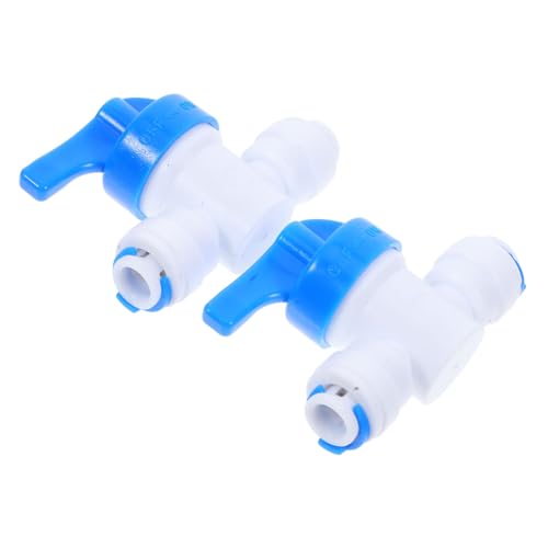 DECORNIJIA 2 Stück Teiliges Kugelhahn für Wasserbehälter Schnelles Anschlussventil für Umkehrosmose und Wasserfiltersysteme Zuverlässiger Dichtungsersatz Installieren Langlebiges DECORNIJIA 2 Stück Teiliges Kugelhahn für Wasserbehälter Schnelles Anschlussventil für Umkehrosmose und Wasserfiltersysteme Zuverlässiger Dichtungsersatz Installieren Langlebiges von DECORNIJIA
