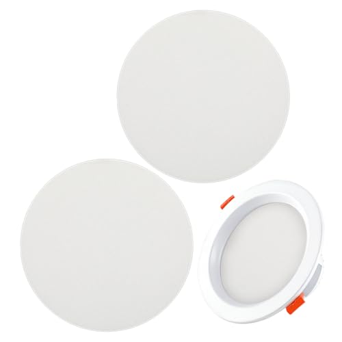 DECORNIJIA 2 Stück Teiliges Lichtdiffusor Blendungs Decke Lichtabdeckung Weiche Lichtschirme für Kinderzimmer Schlafzimmer und Wohnzimmer Passend für Decken und Pendelleuchten von DECORNIJIA