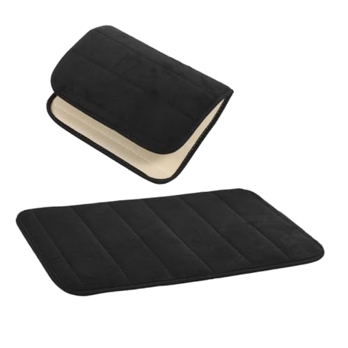 DECORNIJIA 2 Stück Teiliges Memoryschaum Türmatten Innenbereich Saugfähige Fußmatten für Flur und Badezimmer rutschfest Schwarz Wasserabsorbierend Weiche Fleece Oberfläche DECORNIJIA 2 Stück Teiliges Memoryschaum Türmatten Innenbereich Saugfähige Fußmatten für Flur und Badezimmer rutschfest Schwarz Wasserabsorbierend Weiche Fleece Oberfläche von DECORNIJIA