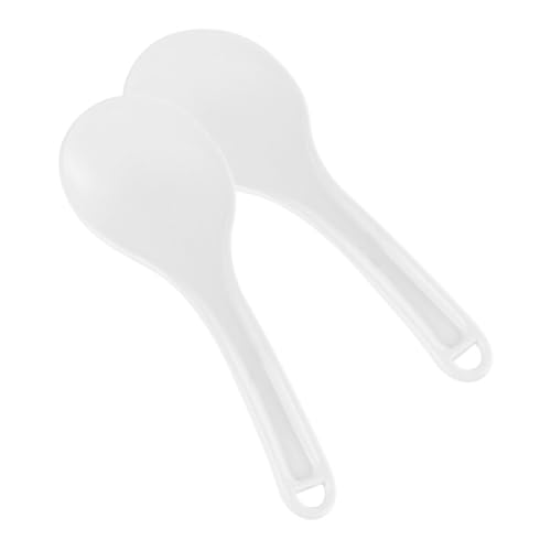 DECORNIJIA 2 Stück Teiliges Reislöffel Verschleißfestem Material mit Antihaftbeschichteter Oberfläche Großer Reisspatel mit Ergonomischem Griff Wiederverwendbar für Reis Suppenportionierung von DECORNIJIA