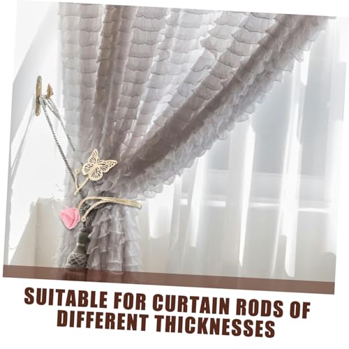DECORNIJIA 2 Stück Teiliges Vorhanghalter Metall mit Verstellbarem Blumen-Design Dekorative und Robuste Fenster-draperie-bindeschnallen für Wohnzimmer und Schlafzimmer Einfache Montage DECORNIJIA 2 Stück Teiliges Vorhanghalter Metall mit Verstellbarem Blumen-Design Dekorative und Robuste Fenster-draperie-bindeschnallen für Wohnzimmer und Schlafzimmer Einfache Montage von DECORNIJIA