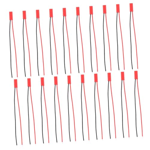 DECORNIJIA 20 Sätze Teiliges Pin Stecker Male und Female und Kabelverlängerung Umweltfreundliche Hitze und Kältebeständige Steckverbinder für Elektrogeräte Auto Beleuchtung Lautsprecher Pcb von DECORNIJIA