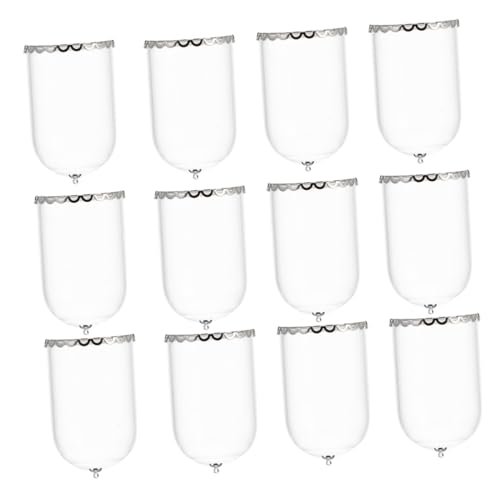 DECORNIJIA 20 Stück 2538diy-kristallkugel Mit Glasabdeckung Schreibtischdekorationen Schreibtischschmuck DIY Bastelwerkzeug Glasdekorationen Werkzeug Zum Selbermachen Silver von DECORNIJIA
