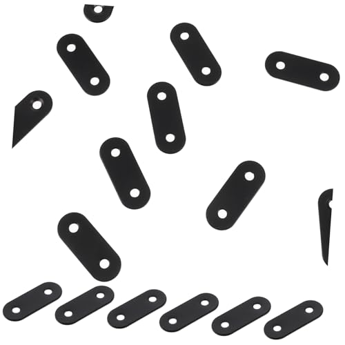 DECORNIJIA 20 Stück Teiliges Schwarzer Edelstahl winkelverbinder Flache Metallplatten für Holzregale Möbelbefestigung Rostfrei Robust Vielseitig Einsetzbar DECORNIJIA 20 Stück Teiliges Schwarzer Edelstahl winkelverbinder Flache Metallplatten für Holzregale Möbelbefestigung Rostfrei Robust Vielseitig Einsetzbar von DECORNIJIA