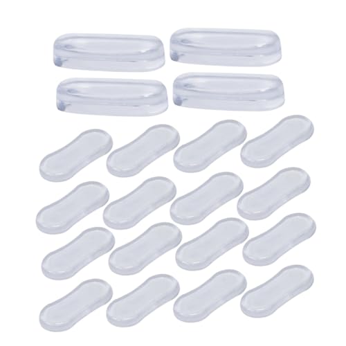 DECORNIJIA 20 Stück Toilettendeckel aus Weichem Transparentem Silikon mit Selbstklebenden Kollisionspolstern Geräuschdämpfende Schutzpads für Sanftes Schließen und Langlebigen Schutz von DECORNIJIA