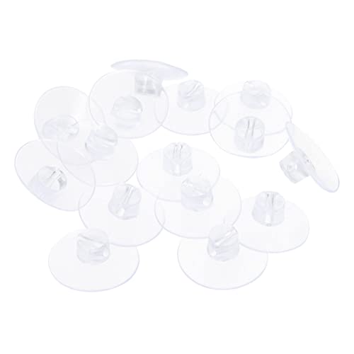 DECORNIJIA 20 Stück Transparente Saugnapf Kabelhalter mit Schlitz Stabile Kabelclips zur Kabelbefestigung Geeignet für Lichterketten Aquarium Fenster Terrarium und Leichte Dekorationen von DECORNIJIA