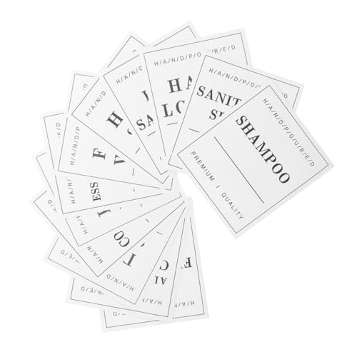 DECORNIJIA 24 Blatt Wasserdichte Badezimmeretiketten Selbstklebende Aufkleber für Seifenspender Flaschen Shampoo Handseife Organisieren Reisegröße Flaschen Bad Zubehör DECORNIJIA 24 Blatt Wasserdichte Badezimmeretiketten Selbstklebende Aufkleber für Seifenspender Flaschen Shampoo Handseife Organisieren Reisegröße Flaschen Bad Zubehör von DECORNIJIA