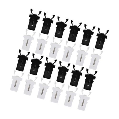 DECORNIJIA 24 Stück Teiliges Mülleimer drückverschluss set Selbstverriegelnde Schwarze und Weiße Feder schnappverschlüsse Praktische Ersatzteile für Mülltonnen und Aufbewahrungsboxen DECORNIJIA 24 Stück Teiliges Mülleimer drückverschluss set Selbstverriegelnde Schwarze und Weiße Feder schnappverschlüsse Praktische Ersatzteile für Mülltonnen und Aufbewahrungsboxen von DECORNIJIA