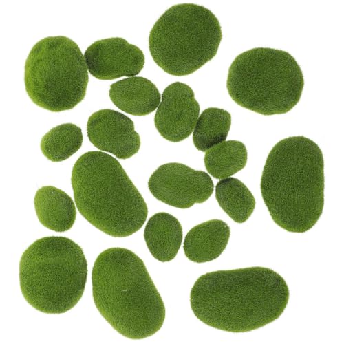DECORNIJIA 25 Stück Künstliche Moossteine in Realistische Mooskugeln für Feengärten Bonsai Dekoration Langlebig Pflegefrei Naturgetreue Grüne Moosornamente DECORNIJIA 25 Stück Künstliche Moossteine in Realistische Mooskugeln für Feengärten Bonsai Dekoration Langlebig Pflegefrei Naturgetreue Grüne Moosornamente von DECORNIJIA