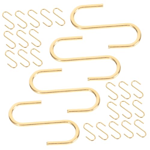 DECORNIJIA 25 Stück Teiliges S haken aus Robustem Metall Dekorative Schmuckhaken zum Aufhängen von Schmuck Schlüsseln Geldbörsen für Schrank Wand und Organizer DECORNIJIA 25 Stück Teiliges S haken aus Robustem Metall Dekorative Schmuckhaken zum Aufhängen von Schmuck Schlüsseln Geldbörsen für Schrank Wand und Organizer von DECORNIJIA