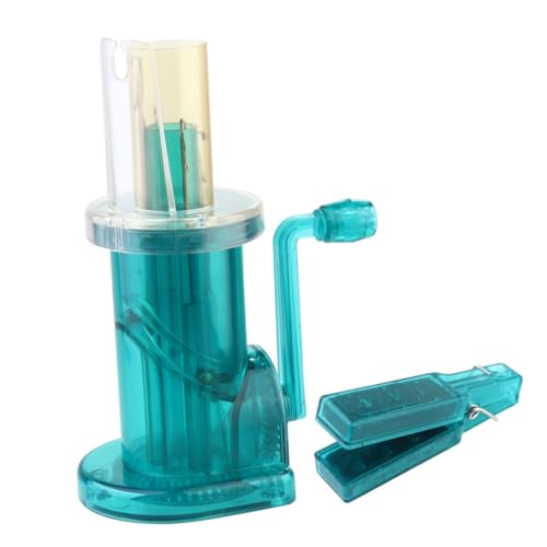 DECORNIJIA 3 Stück Handbetriebene Strickmühle Teiliges DIY Mini Strickmaschine Wickelgerät Kompakt und Tragbar für Erwachsene Einfachen Handstricken und Basteln Zufällige Zufällige Farbe von DECORNIJIA